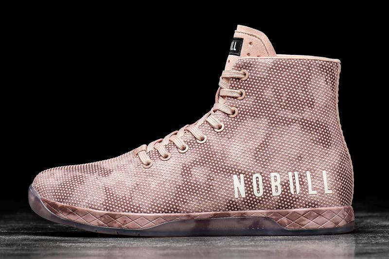 Rose Nobull High-Top Dusty Rose Tie-Dye Men\'s Trainers | CA B1456E